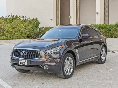 Infiniti QX 70 2017 GCC Full Option TOP With Rear Entertainment Premium Condition With Low KM-0