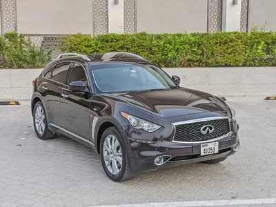 Infiniti QX 70 2017 GCC Full Option TOP With Rear Entertainment Premium Condition With Low KM-1