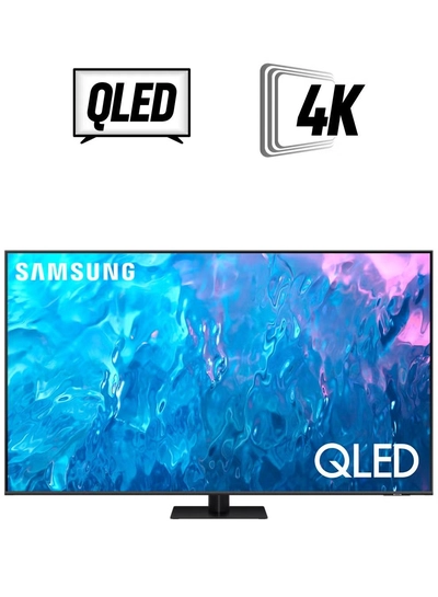 Samsung 55 Inch QLED 4K Smart TV 2023 55Q70C Titan Gray-0