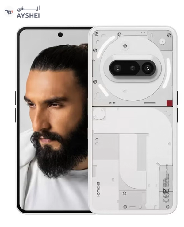 Nothing Phone 3a 5G Dual SIM White 12GB RAM 256GB With CMF Buds - Middle East Version