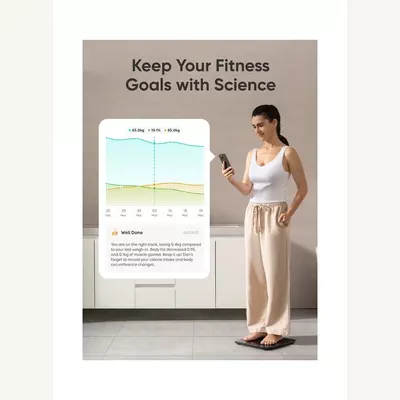 EUFY Wi-Fi Fitness Tracking Smart Scale P3 Intelligent Analysis 3d Virtual Body Mode Bluetooth Weight Scale And 16 Measurement Digital Scale With Heart Rate-4