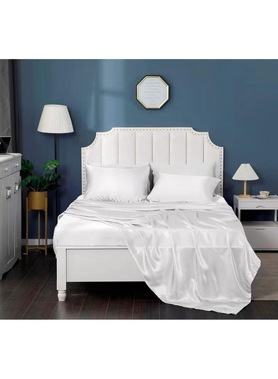 Eworld Set of 2 Soft Silk Pillows for Hair and Skin Care Breathable Double Sided Pillowcase -1