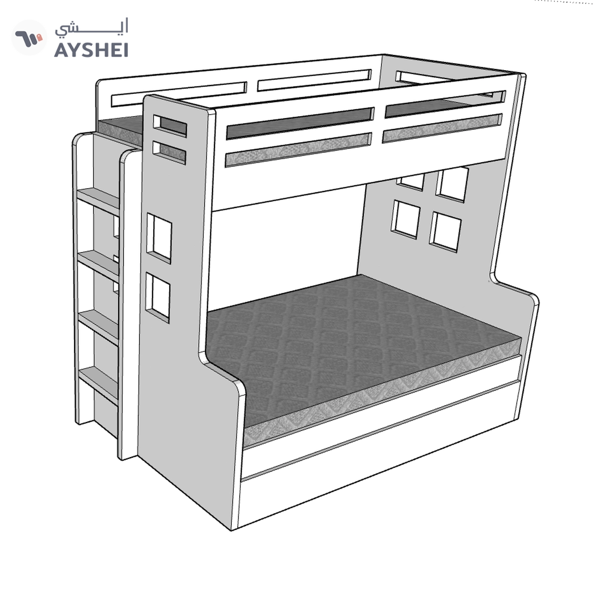 Nexa Bunk Bed-1-1