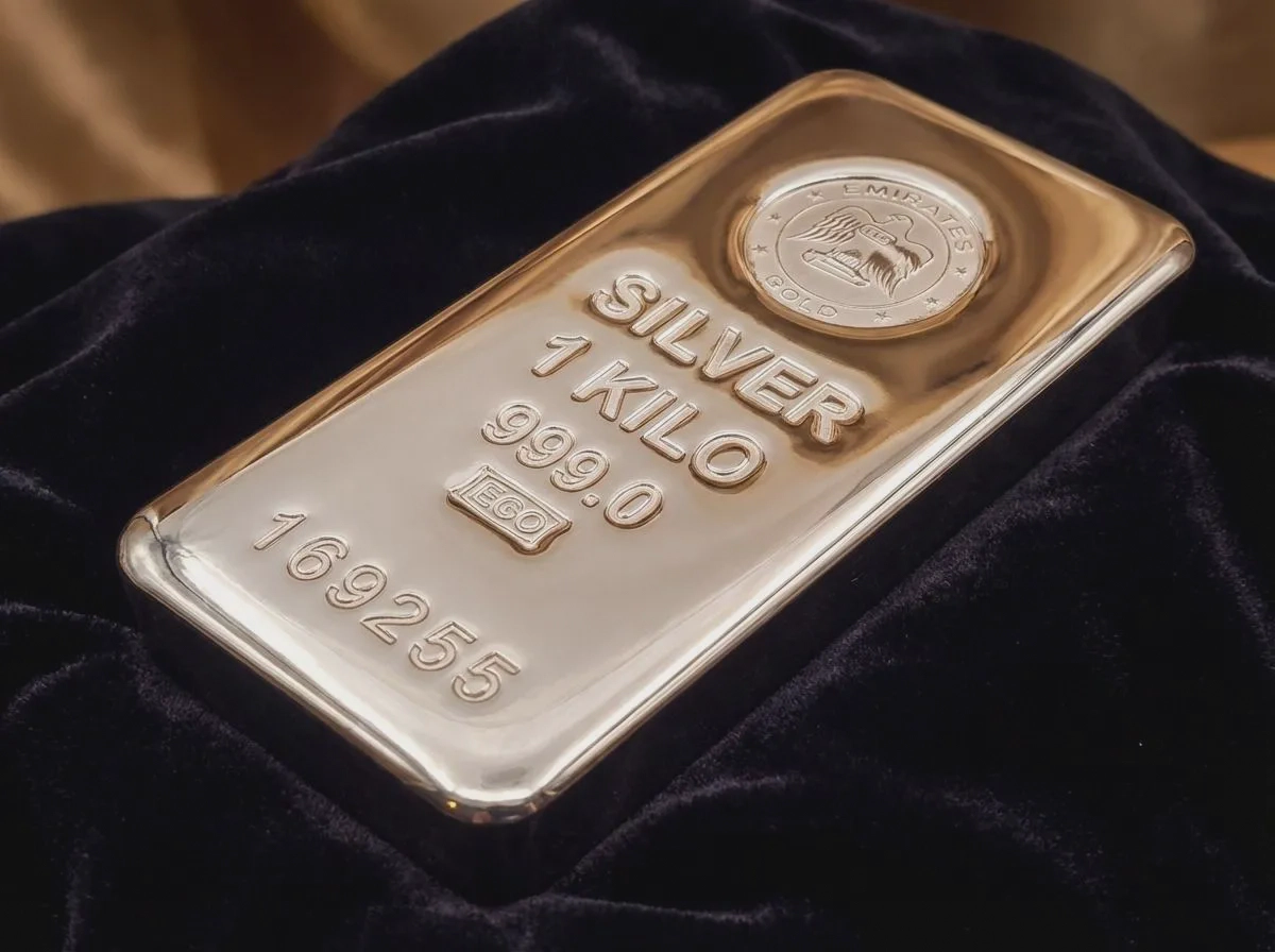 Emirates 1kg Pure Silver Bar 999 - 1 Kilogram - Variable Design-1-1