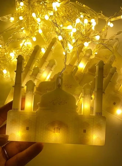 Eworld LED String Lights with 8 Lighting Modes for Eid and Ramadan Decorations-3