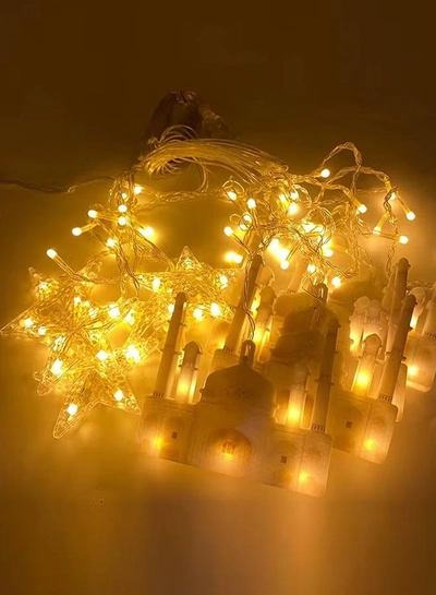 Eworld LED String Lights with 8 Lighting Modes for Eid and Ramadan Decorations-4