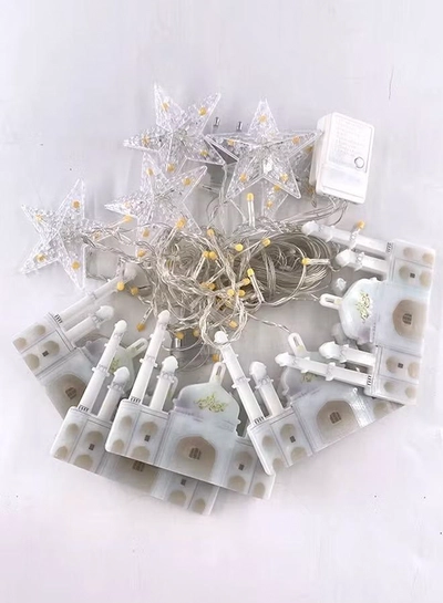 Eworld LED String Lights with 8 Lighting Modes for Eid and Ramadan Decorations-5