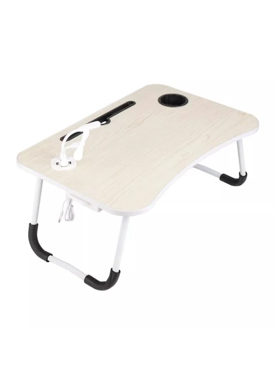 DubaiGallery Multifunction Modern Simple Laptop Bed Desk,card Slot/cup Holder/USB Interface/folding Portable Bed Tray Table,bed Sofa Eating Writing Desk-0