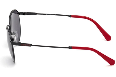 Guess Unisex Black Round Sunglass GU00012_01A -1