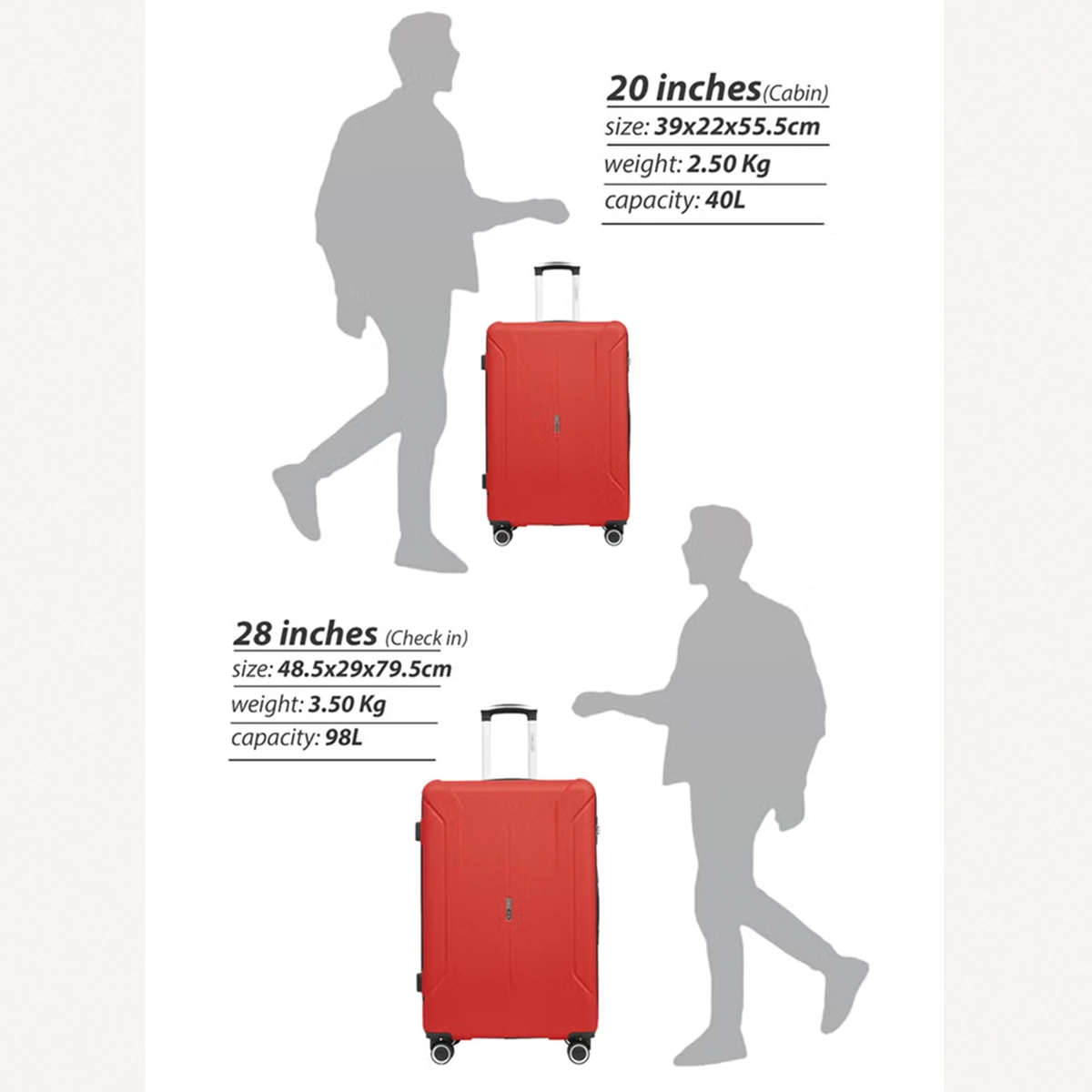 Para John Series Set of 2 Luggage-1-1