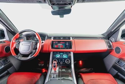 Range Rover Sport SVR Ultimate Edition-Bespoke Color-Black/Red Interior-Black Pack-Exclusive SUV-9