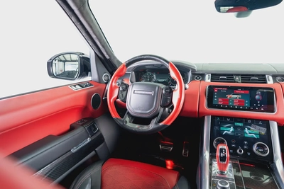 Range Rover Sport SVR Ultimate Edition-Bespoke Color-Black/Red Interior-Black Pack-Exclusive SUV-13