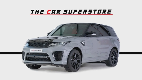 Range Rover Sport SVR Ultimate Edition-Bespoke Color-Black/Red Interior-Black Pack-Exclusive SUV