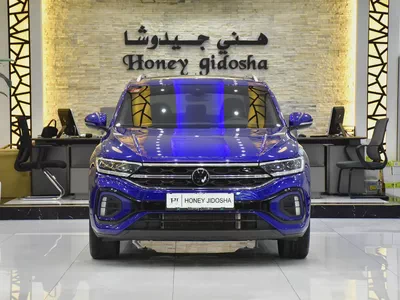 AED 1,289 EMi at 0% DP | Volkswagen T-ROC R-Line ( 2023 Model ) in Blue Color GCC Specs-0