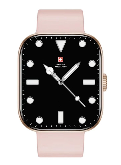 Swiss Military Alps 4 Smartwatch Pink – AMOLED Display, Bluetooth Calling-0