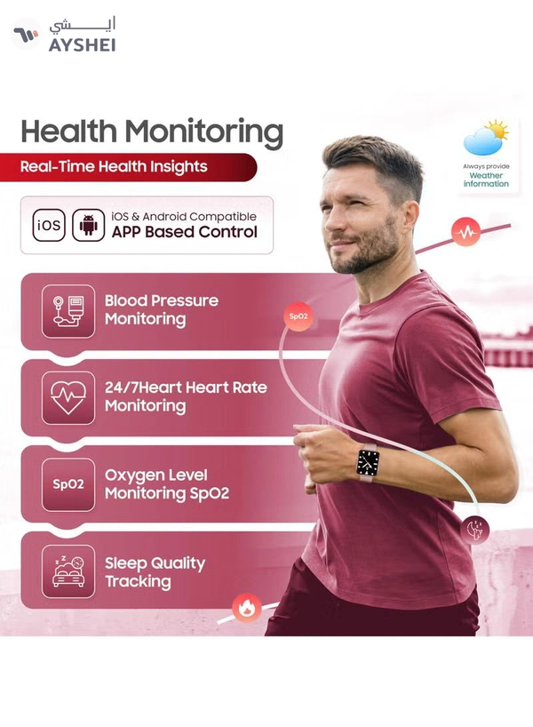 Swiss Military Alps 4 Smartwatch Pink – AMOLED Display, Bluetooth Calling