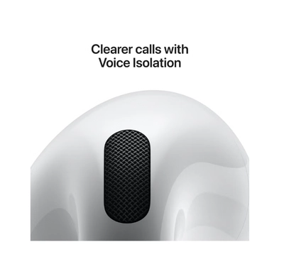 Apple AirPods 4 Wireless Earbuds, Bluetooth Headphones, Personalized Spatial Audio, Sweat and Water Resistant-6