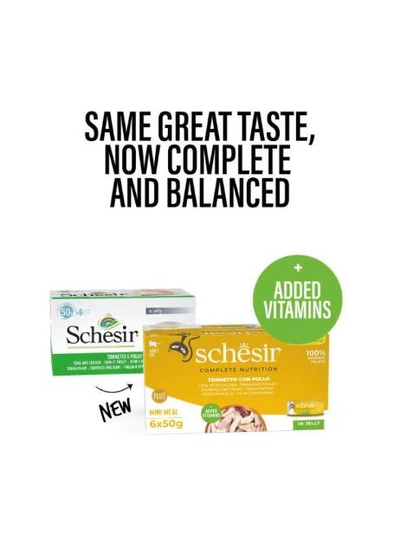 Schesir Cat Multi pack Can Tuna with Chicken-6x50g Weight - 300g-4
