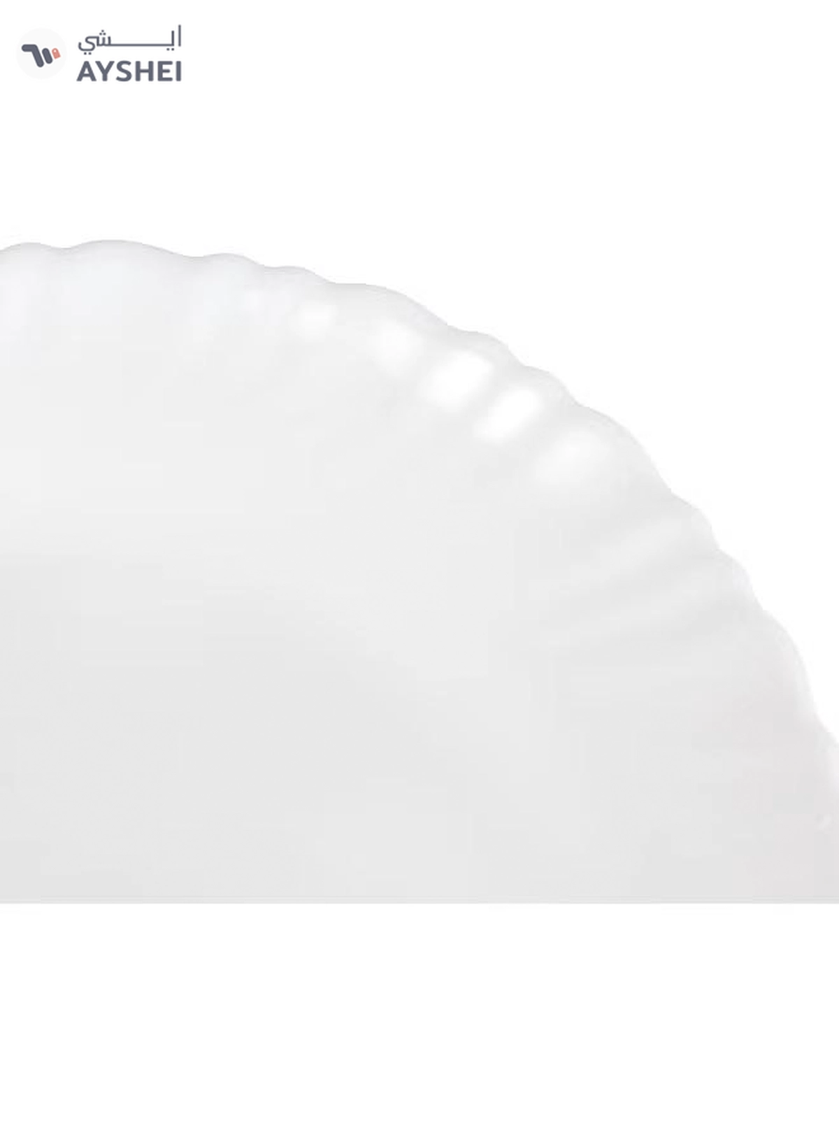 Delcasa DC3297 Opal Ware Flat Plate, 7.5-Inch Diameter-3-3
