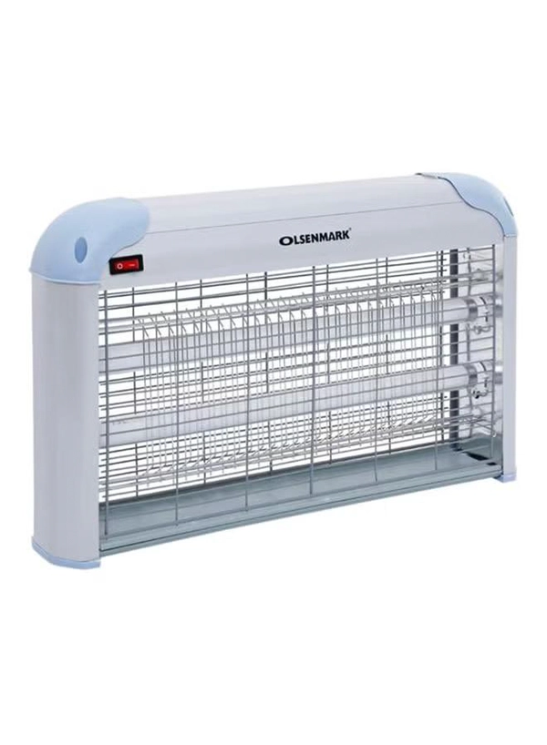 Olsenmark Electric Insect Killer- Automatic Pest And Fly Killing Machine, Energy Saving- Natural And Chemical Free, Advanced Technology With Low Power Consumption White/Light Blue