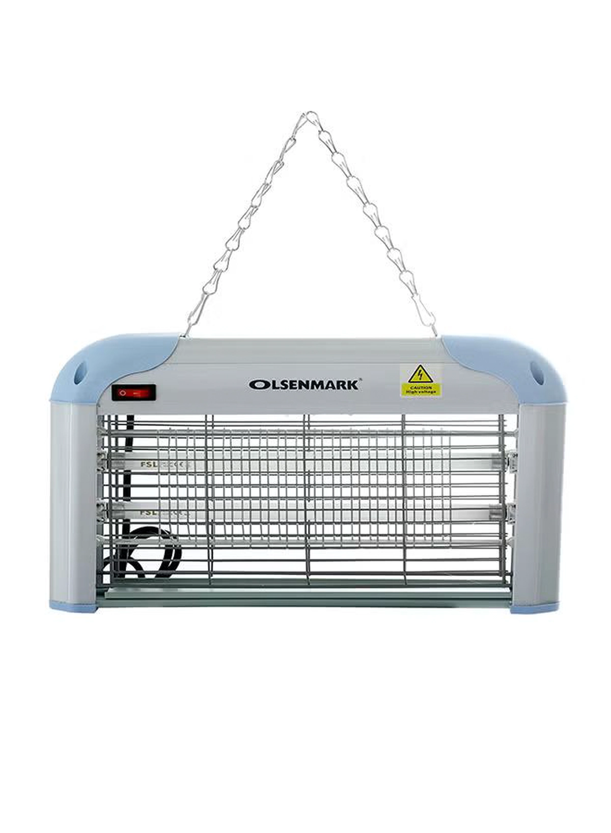 Olsenmark Electric Insect Killer- Automatic Pest And Fly Killing Machine, Energy Saving- Natural And Chemical Free, Advanced Technology With Low Power Consumption White/Light Blue-0-0