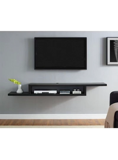 Eworld Floating Space Saving Wall Mounted Table TV Shelf for Home Office Workstation -1