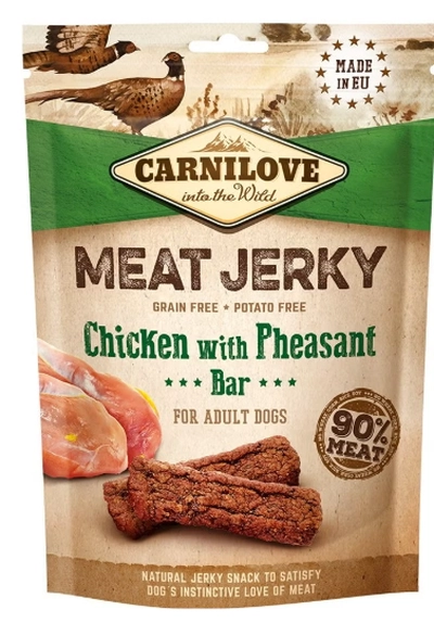 Carnilove Jerky Snack Chicken with Pheasant Bar 100g-0