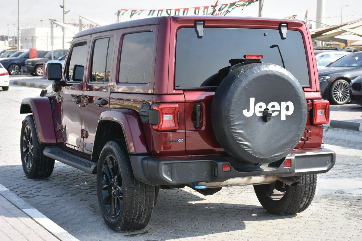 JEEP WRANGLER SAHARA 4XE 2021 | RED-2-2