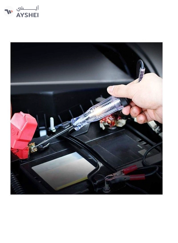 ABBASALI Electrical Wire Circuit Tester, Car Test Volt Met Long Pen with Steel Probes