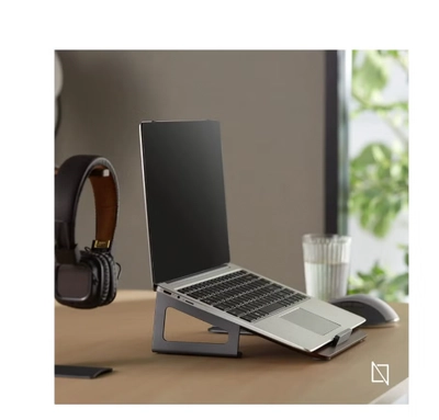 Navodesk Wooden Laptop Riser Stand Ergonomic Desk Accessory for Macbook -0