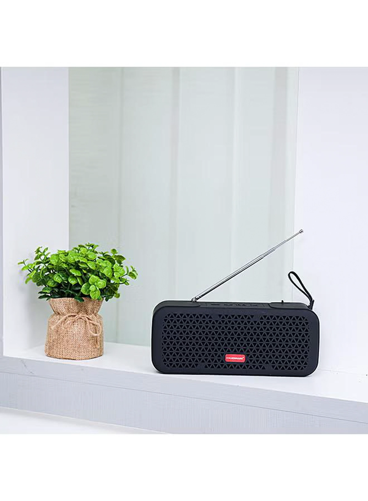 Olsenmark Portable Wireless Speaker Red/Grey-1-1