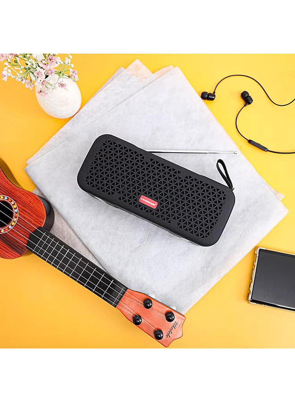 Olsenmark Portable Wireless Speaker Red/Grey-3-3