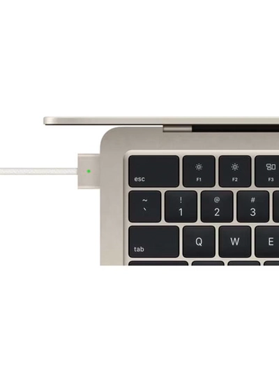Apple New 2025 MacBook Air MW0Y3 13-Inch Display, Apple M4 Chip 10-Core CPU 8-Core GPU Processor/16GB RAM/256GB SSD/macOS English/Arabic Starlight-5