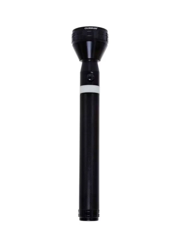 Olsenmark Rechargeable LED Flashlight Black