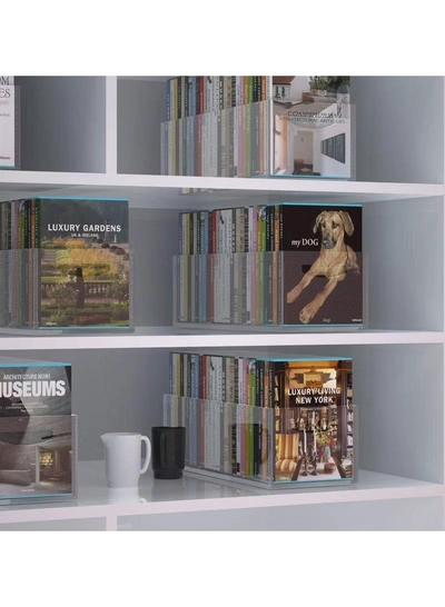 Eworld Clear Storage Box Features an Easy-to-Carry Handle, Open Top Design-5