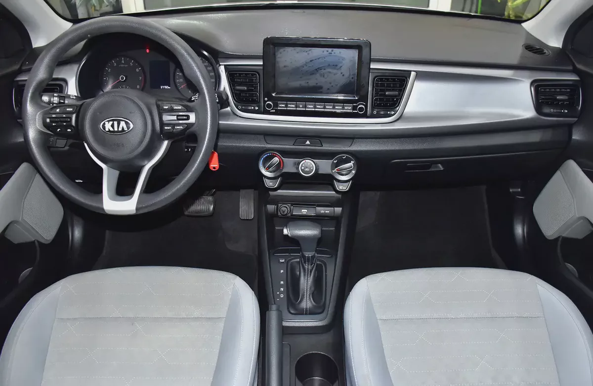 AED 575 EMi at 0% DP | KIA Rio ( 2021 Model ) in Silver Color GCC Specs-10-10