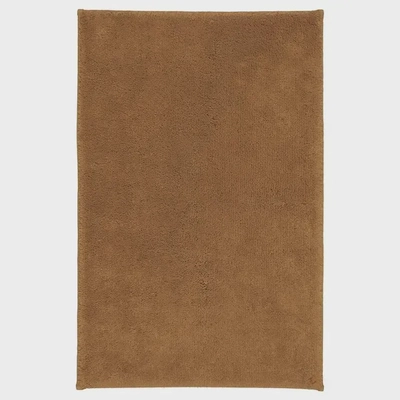SÖDERSJÖN Brown-Yellow Bath Mat - 50x80 cm | Cozy and Stylish Bathroom Accessory-0