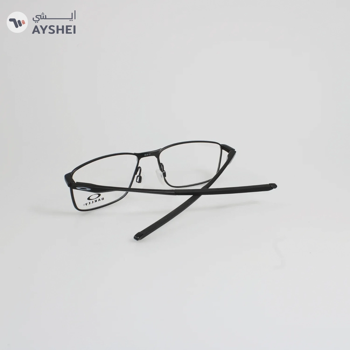 Oakley 3217 0155 Satin Black 136 Eyewear Frame for Men and Women-4-4