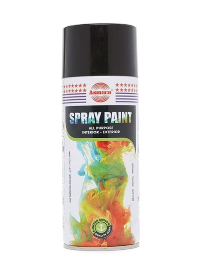 Asmaco Spray Paint Matt Black 20-0