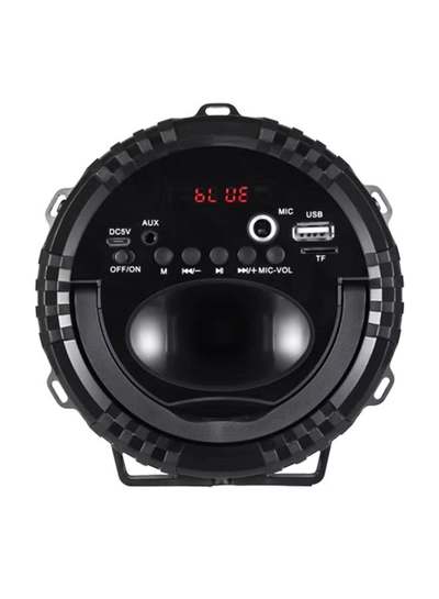 enter Go Boomer Bazooka Bluetooth LED Speaker Black-1