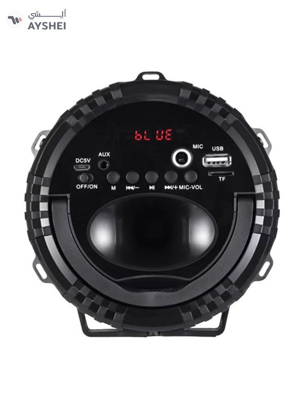 enter Go Boomer Bazooka Bluetooth LED Speaker Black