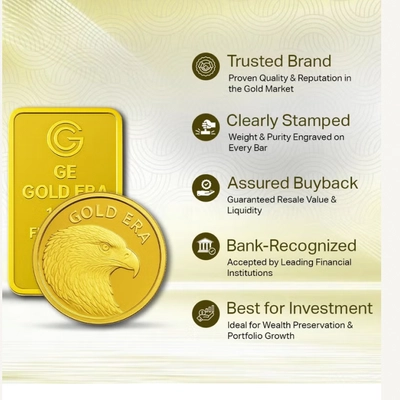 Gold Era 24K (999.9) 5G Gold Bar - Variable Design-3