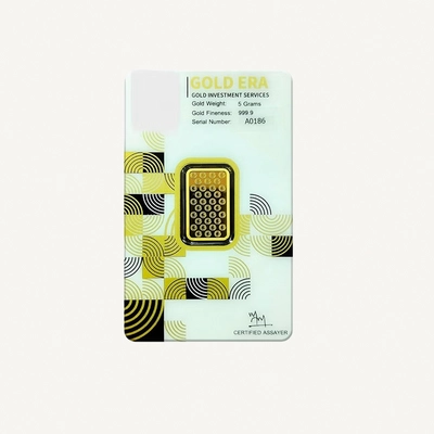Gold Era 24K (999.9) 5G Gold Bar - Variable Design-2