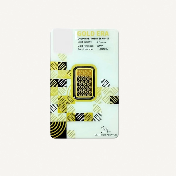 Gold Era 24K (999.9) 5G Gold Bar - Variable Design