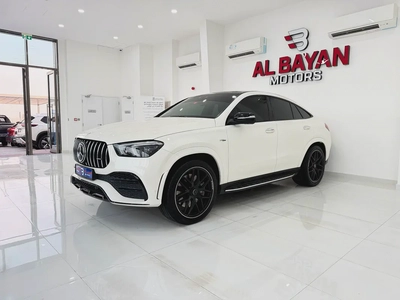 مرسيدس GLE53 AMG ابيض /اسبريسو 2020 خليجي-1