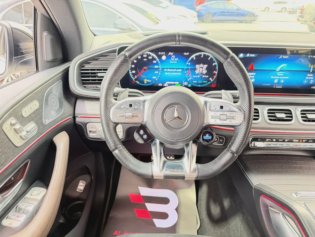 مرسيدس GLE53 AMG ابيض /اسبريسو 2020 خليجي-10-10