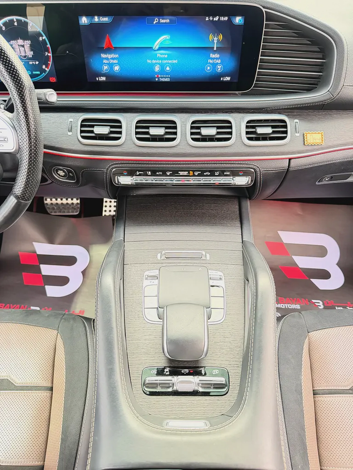 مرسيدس GLE53 AMG ابيض /اسبريسو 2020 خليجي-11-11