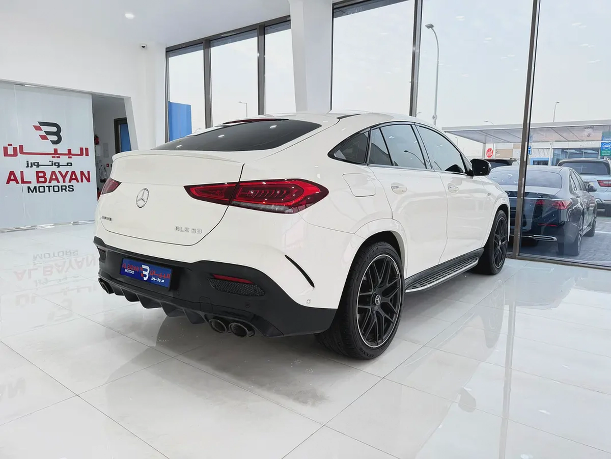 مرسيدس GLE53 AMG ابيض /اسبريسو 2020 خليجي-2-2