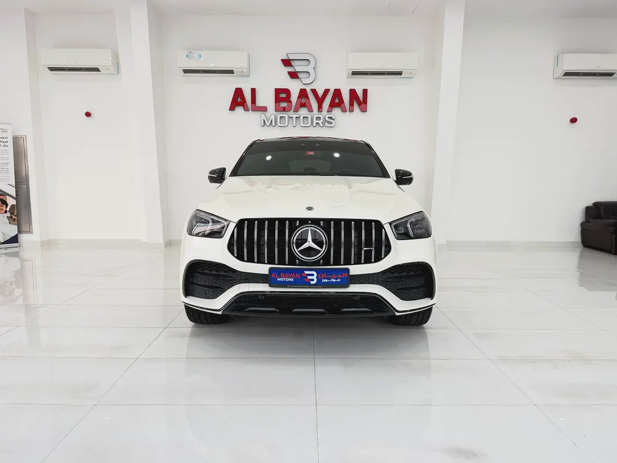 مرسيدس GLE53 AMG ابيض /اسبريسو 2020 خليجي-4-4