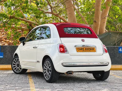 🇮🇹☀️ Fiat 500 Convertible | GCC Specs | Well Maintained-10